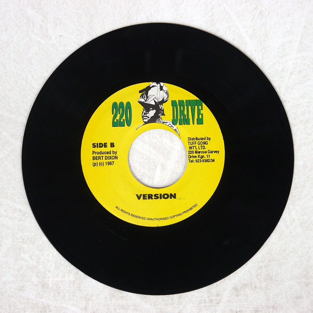 ジャマイカ盤 SCREW DRIVER/GANJA KILLER/220 MARCUS GARVEY DRIVE