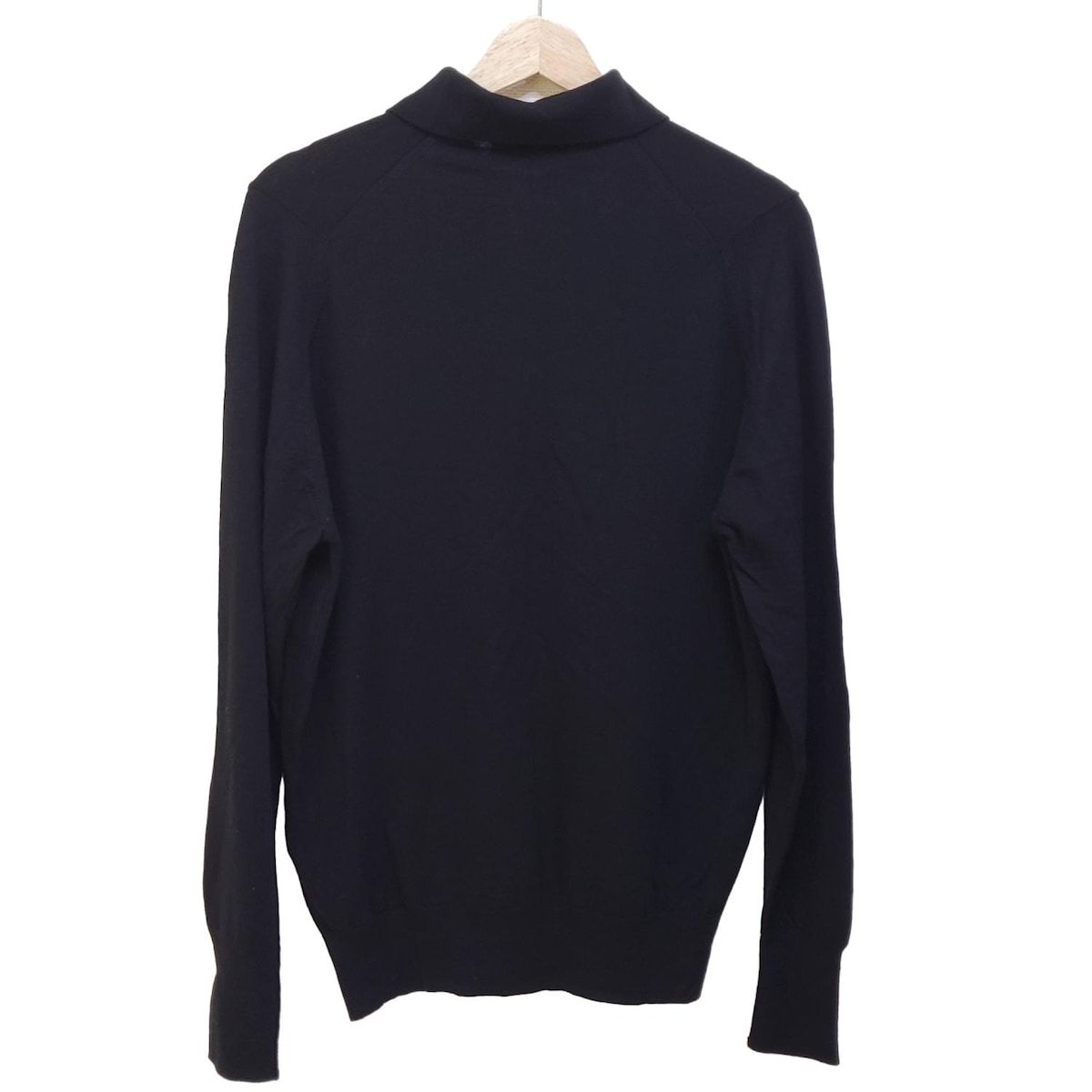 JOHN SMEDLEY(ジョンスメドレー) 長袖ポロシャツ メンズ - 黒 - メルカリ