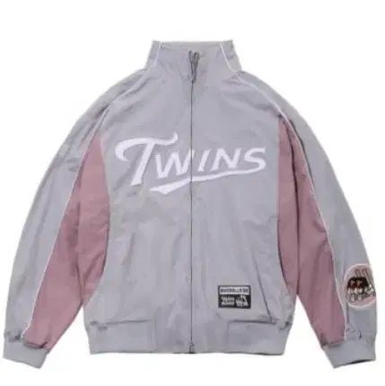 LGツインズ BDNS ダグアウトジャケット グレー ピンク M
