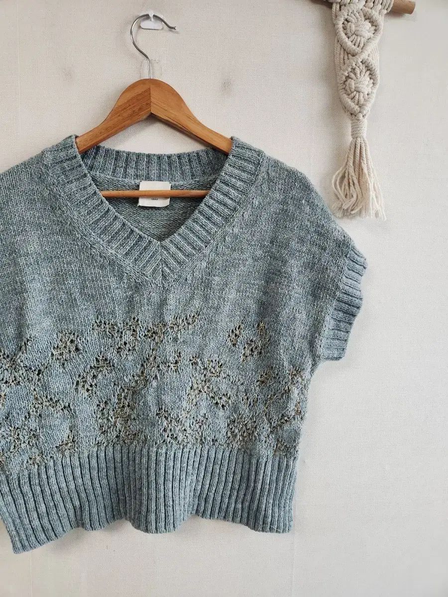 ALYSI アリシ ニット ベスト S