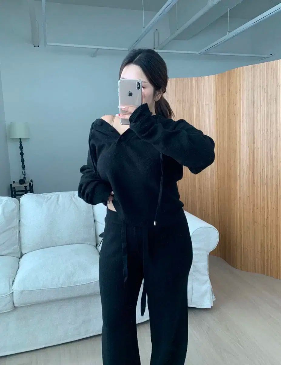 デイジー トゥエル ファーニ フード ボタン ゴージ スリム ブーツカットパンツ セット