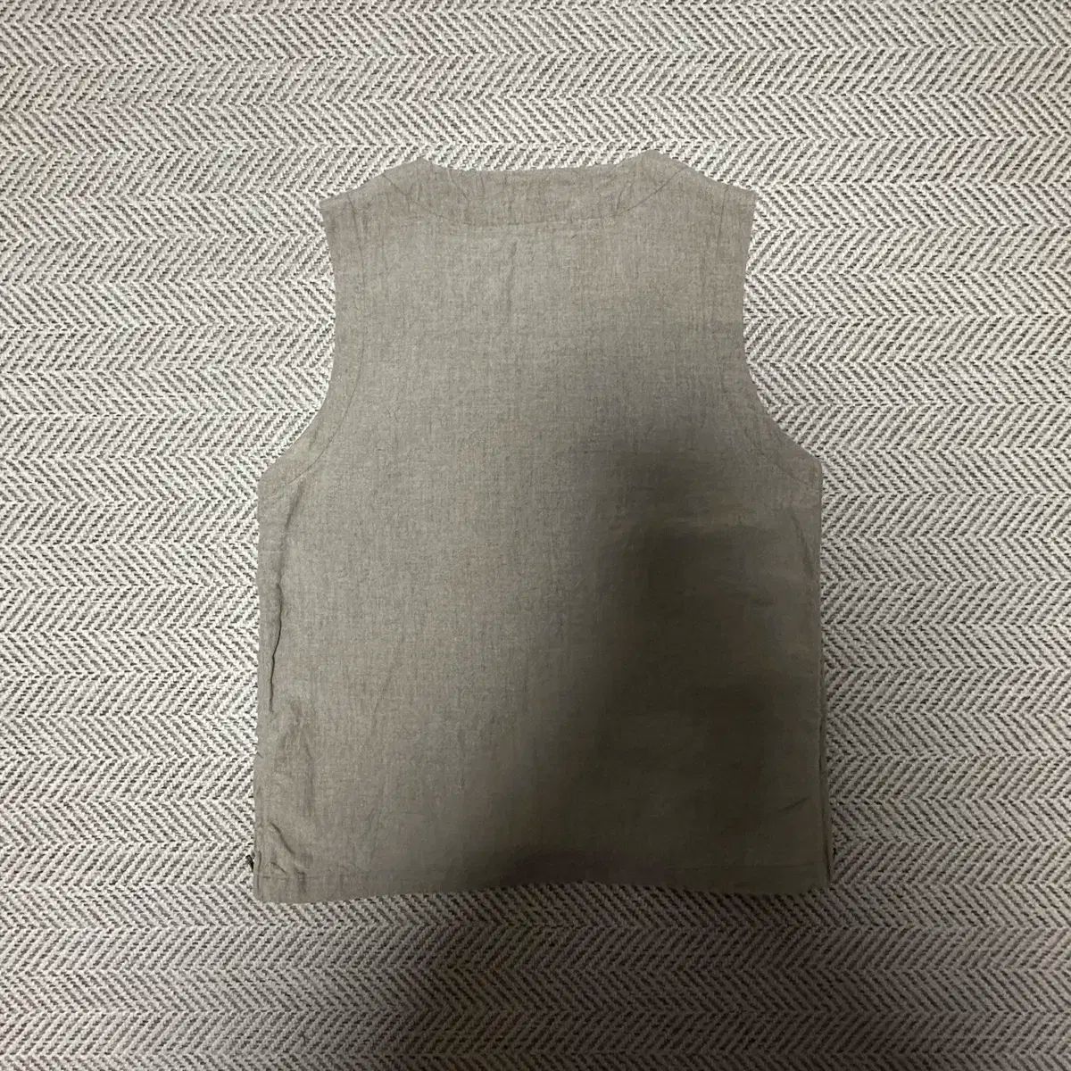 BEAMS BOY リネンワークベスト