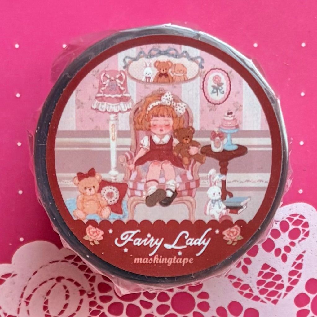 PET 贝拉的小世界 4.8cm×5m 98cm/loop 海外マスキングテープ 海外