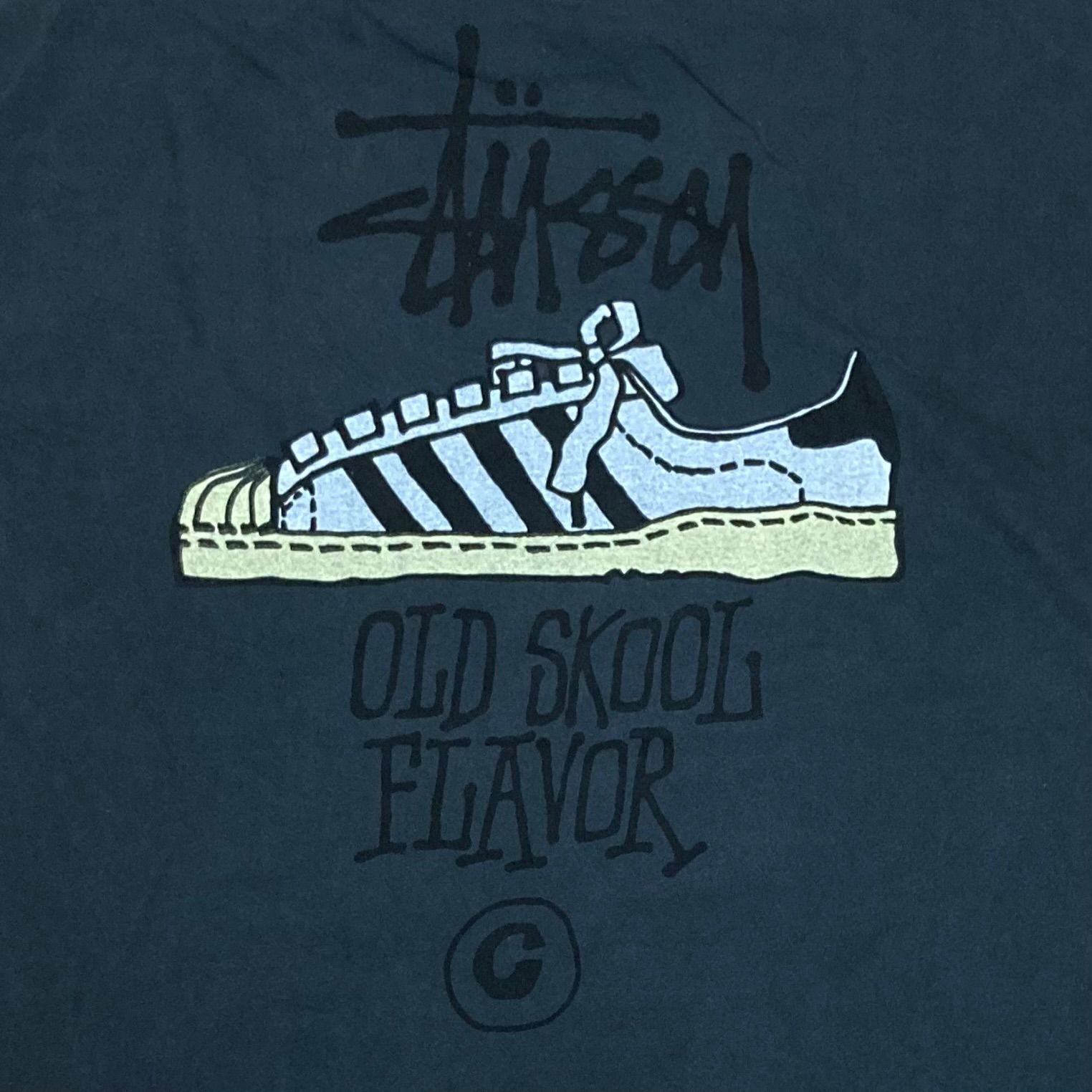未着用美品 STUSSY Tシャツ OLD SKOOL FLAVOR ステューシー stussy