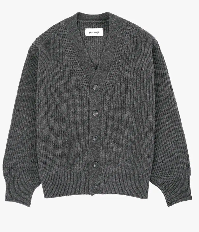 Years ago ローバー ウール カーディガン 01 2 ダーク グレー