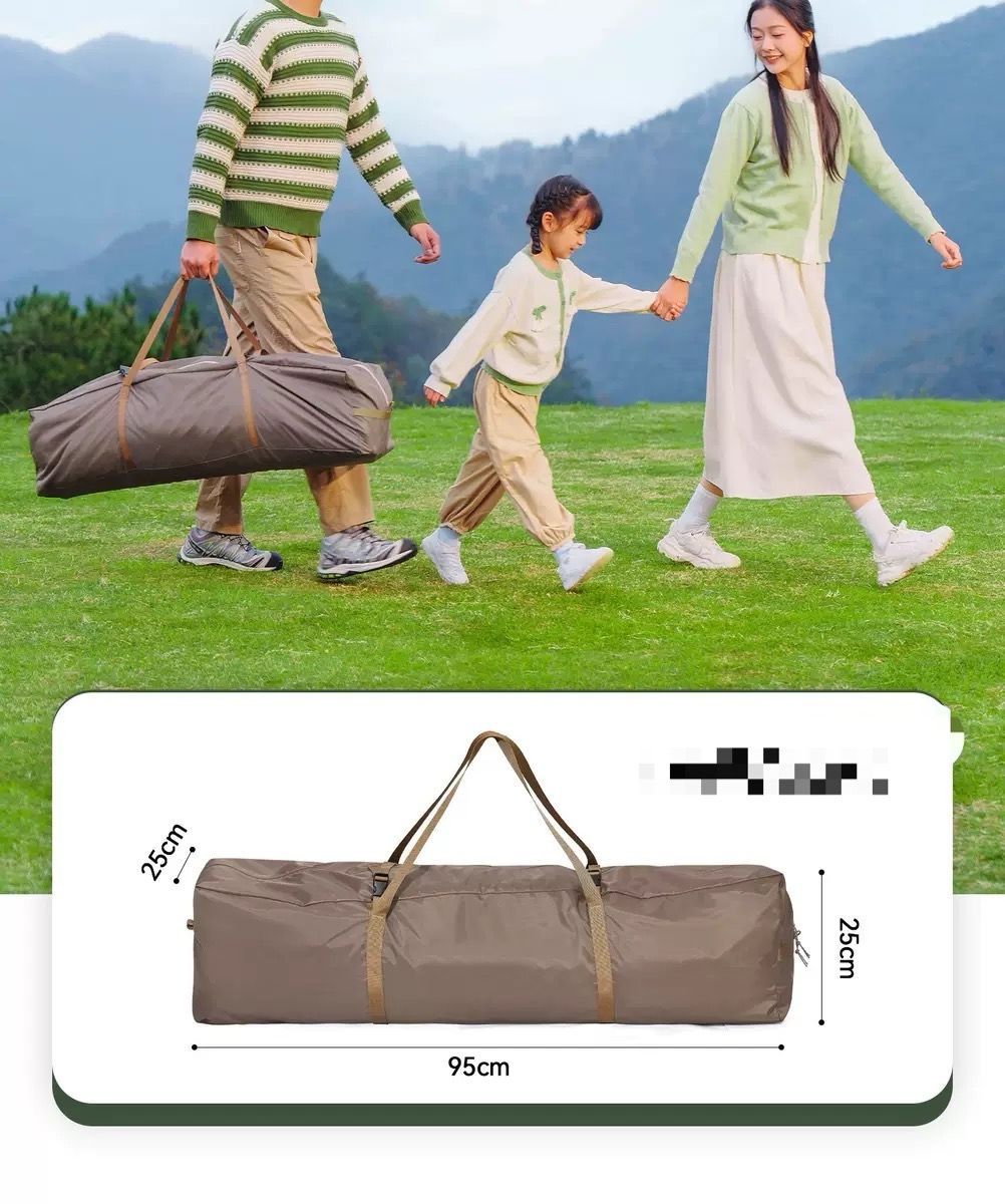 前室ポール付き 設営簡単