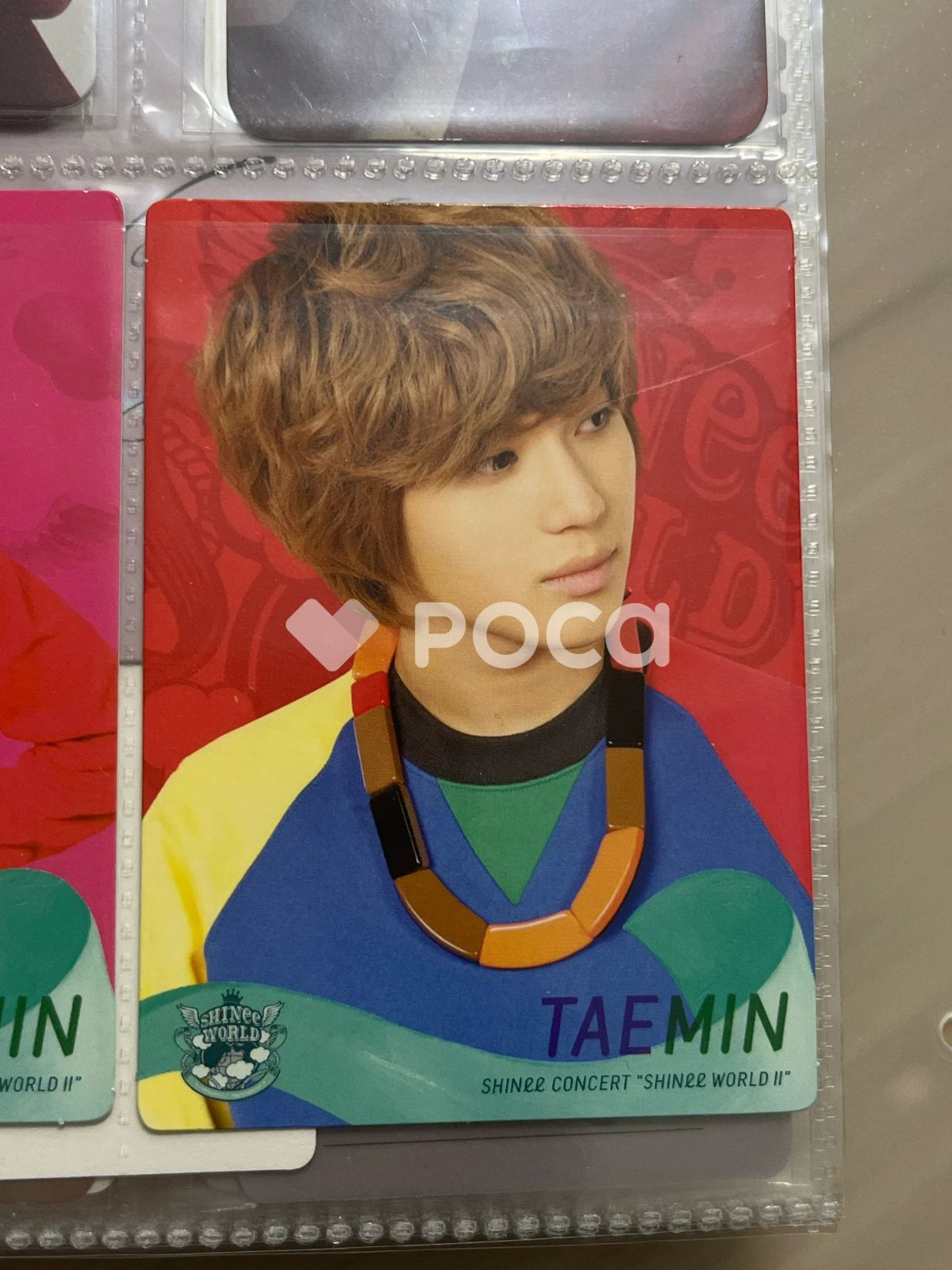 SHINee テミン トレカセット　② SHINee テミン SHINee CONCERT SHINee WORLD II トレーディングカード