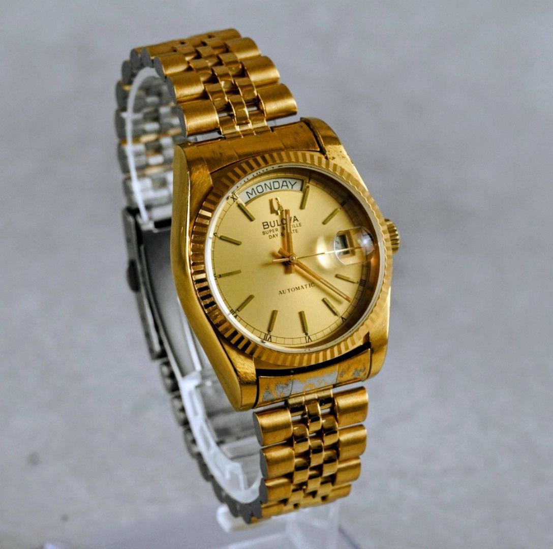 BULOVA ブローバ Super Seville スーパーセビル 自動巻き デイデイト