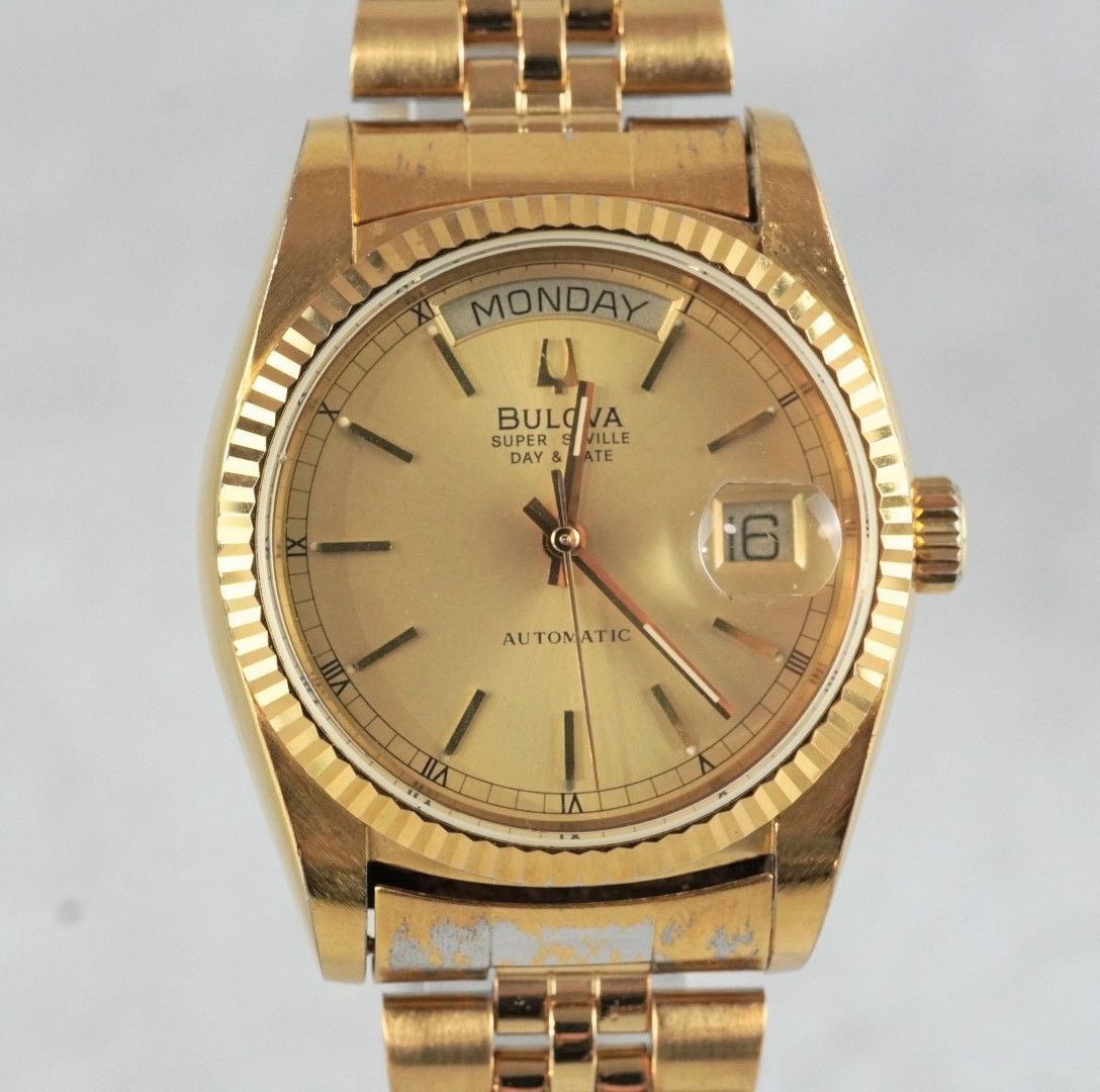 BULOVA ブローバ Super Seville スーパーセビル 自動巻き デイデイト