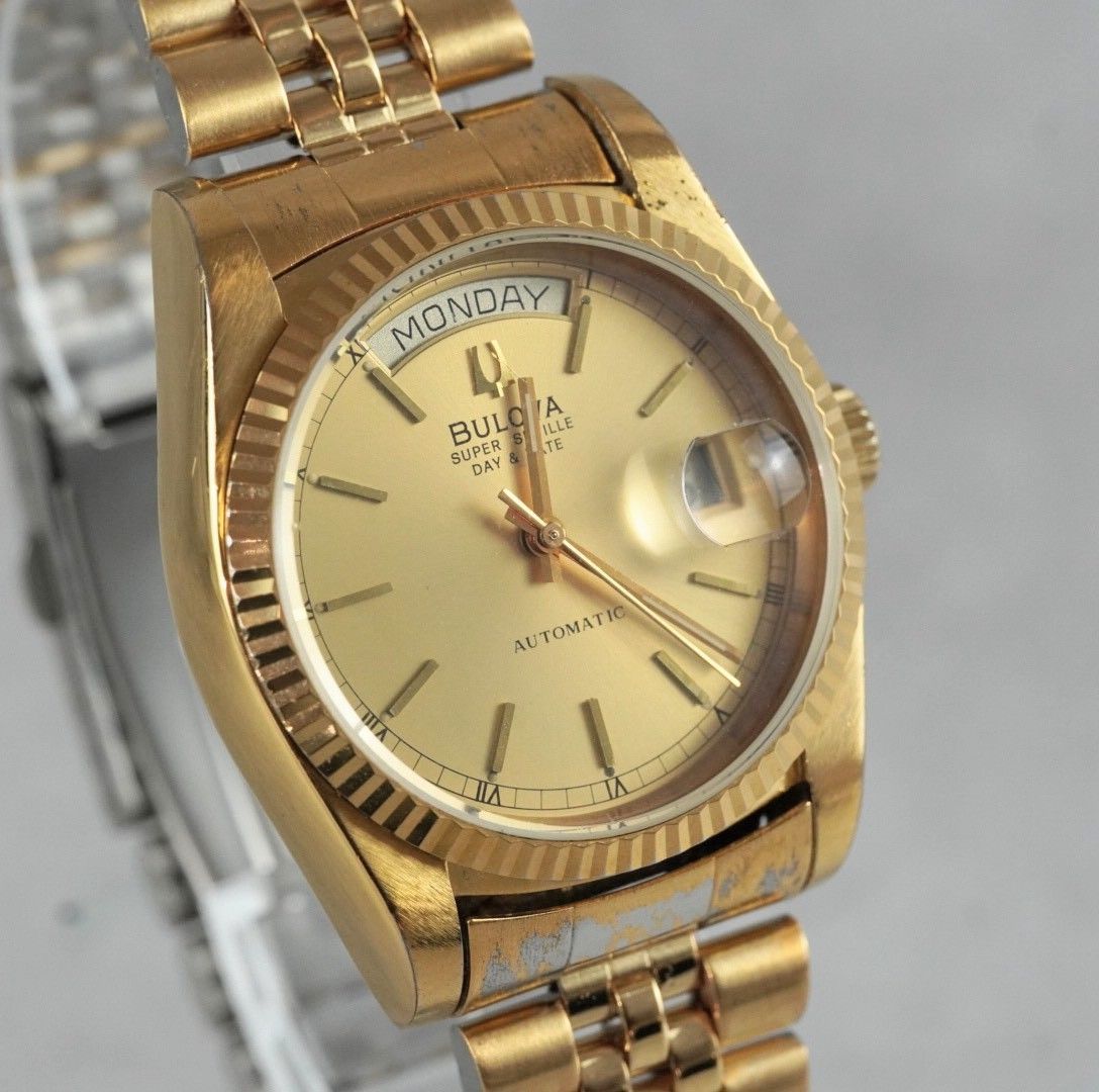 BULOVA ブローバ Super Seville スーパーセビル 自動巻き デイデイト