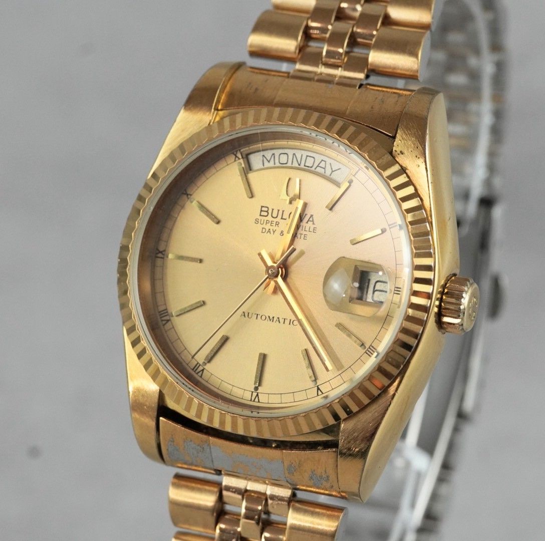 BULOVA ブローバ Super Seville スーパーセビル 自動巻き デイデイト