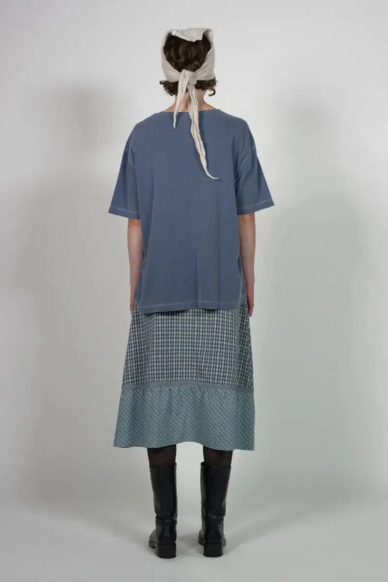 ビアプレーン via pori チェック スカート