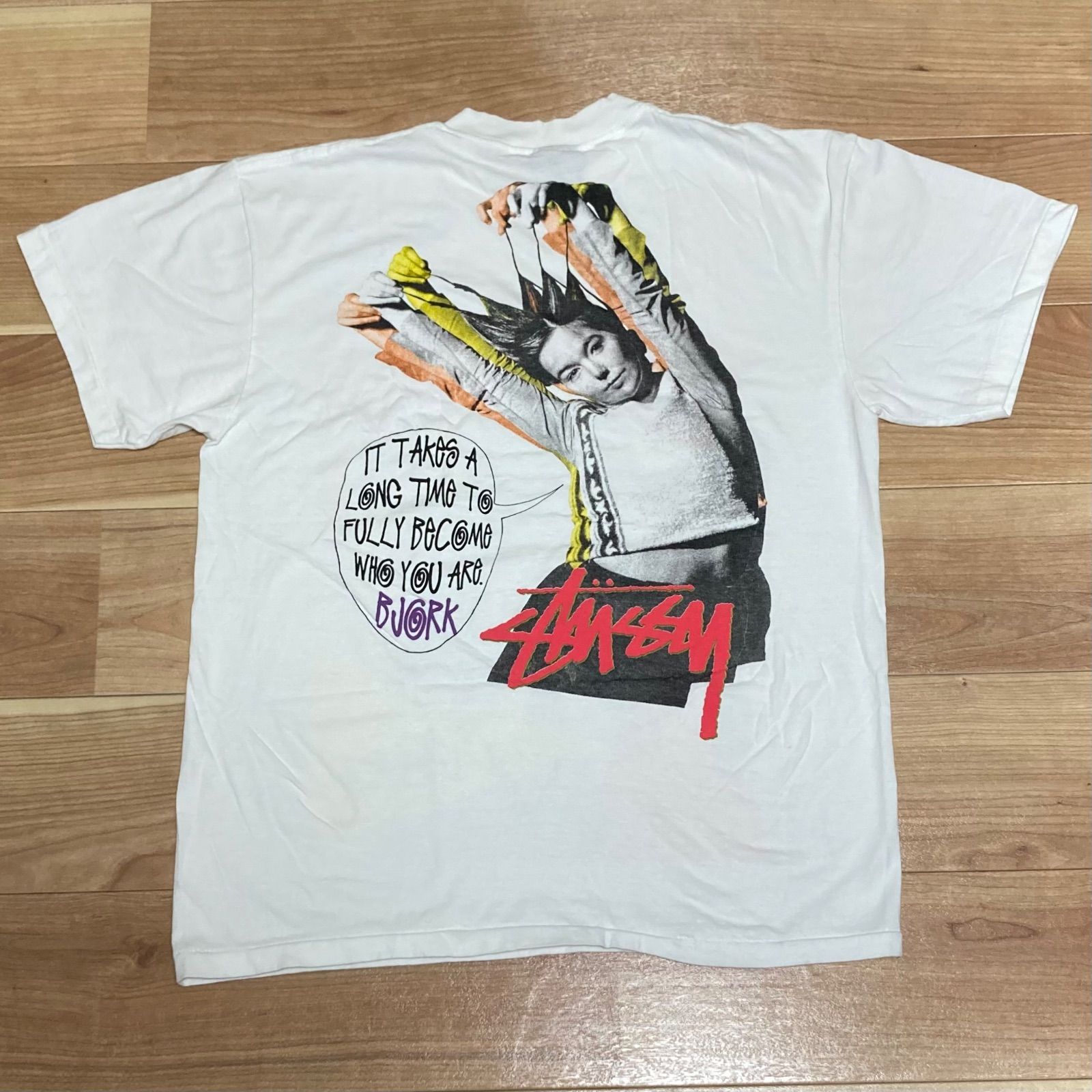 未着用美品 STUSSY Tシャツ BJORK ビョーク シャドウマン ステューシー