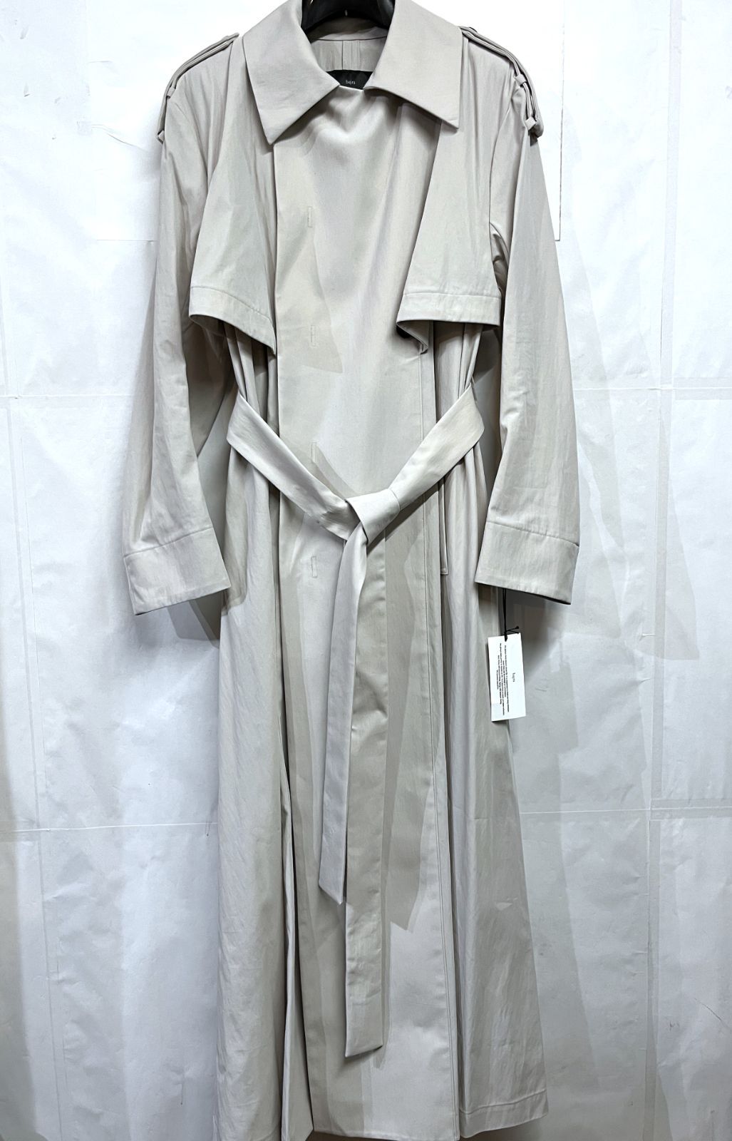 bajra バジュラ 135 FC 02 コットンナイロン ロング トレンチコート