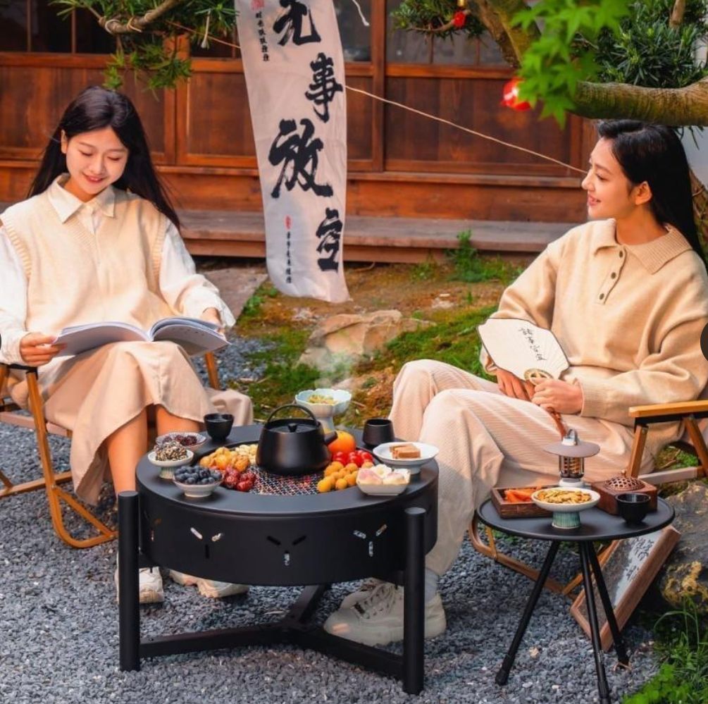 大好評 大型 焚き火台 バーベキ ューテーブル 兼用 家庭 パティオ向け 耐熱設計