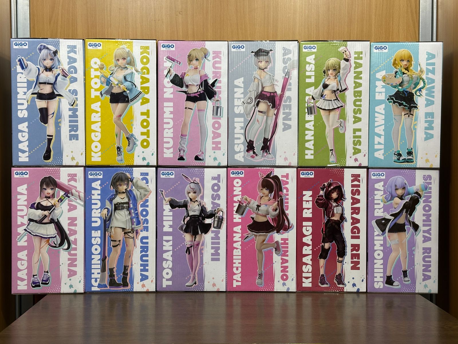 GiGO ぶいすぽっ スケールフィギュア 12種 セット まとめ vol 1 6 コンプ