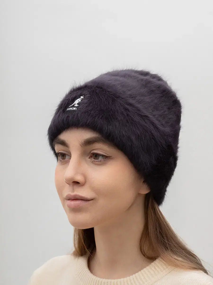 ユニセックス カンゴール ファーゴーラ カフ ビーニー アンゴラ 防寒 帽子