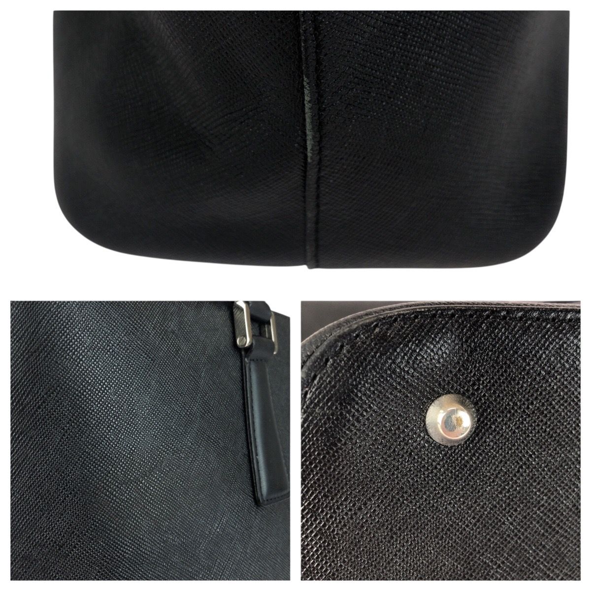 美品 BURBERRY バーバリー ノバチェック ブラック 黒 シルバー金具