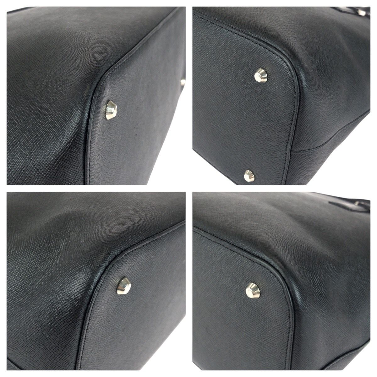 美品 BURBERRY バーバリー ノバチェック ブラック 黒 シルバー金具