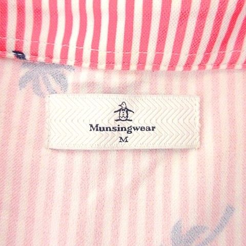 マンシングウェア MUNSINGWEAR 美品 ゴルフウェア ポロシャツ 半袖