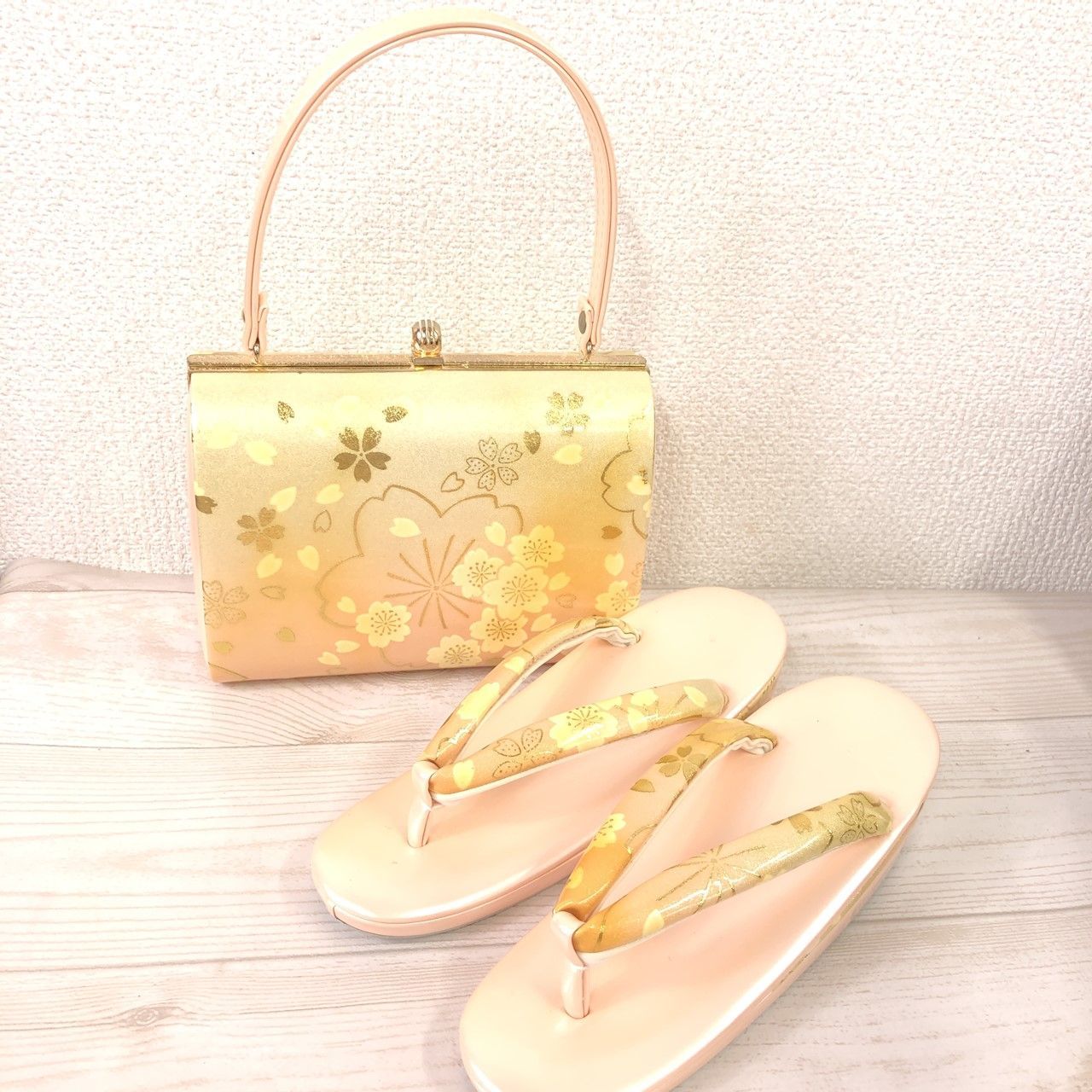 訳あり特価・匿名配送OK】草履 バッグ セット ／ Zori Sandals