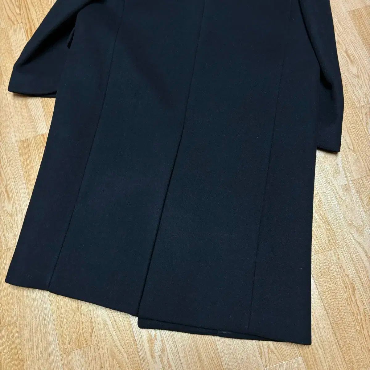 ダンスト ダブルブレスト コート ブラック - メルカリ