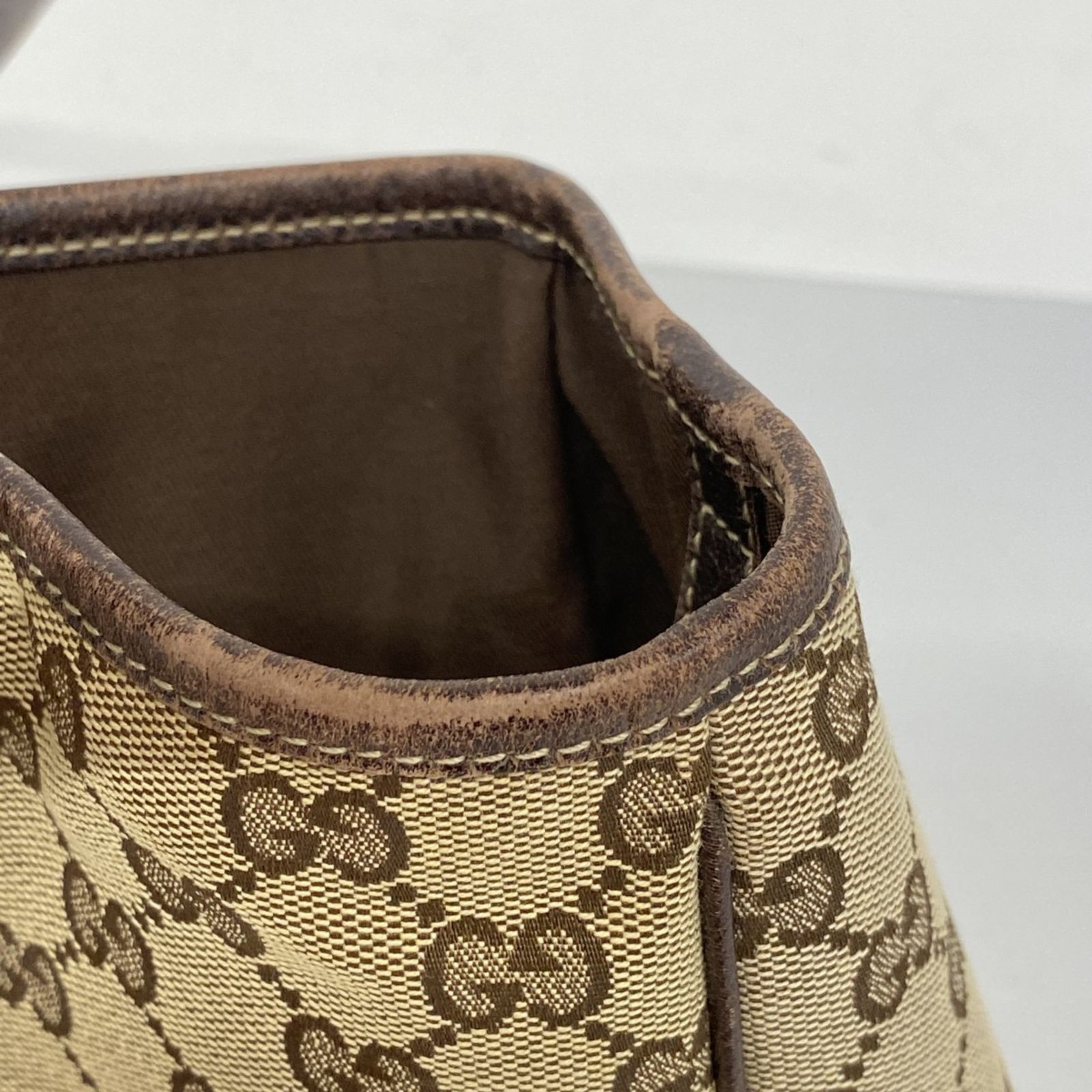  グッチ Gucci トートバッグ GGキャンバス プリンシー 163805 キャンバス ブラウン シャンパンレディース トートバッグ バッグ