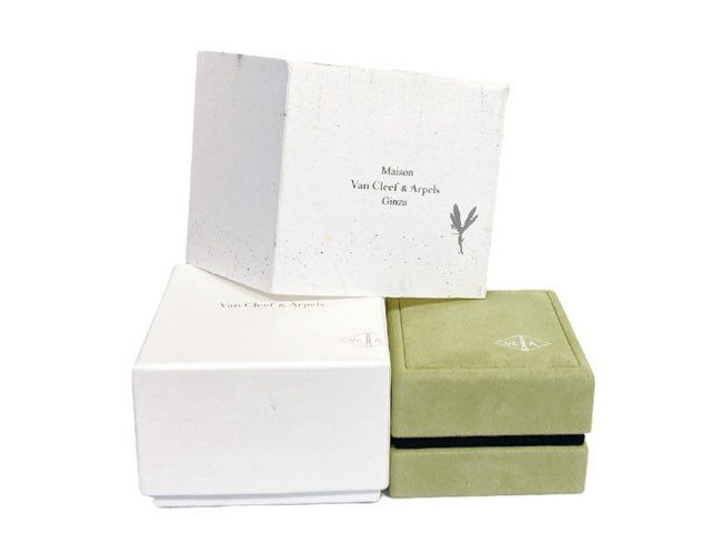 ヴァンクリーフ＆アーペル ジュエリーケース ケース ネックレス用 ピアス用 イヤリング用 ペンダント用 ネックレスケース ピアスケース 箱 ボックス BOX ヴァンクリ VanCleef Arpels