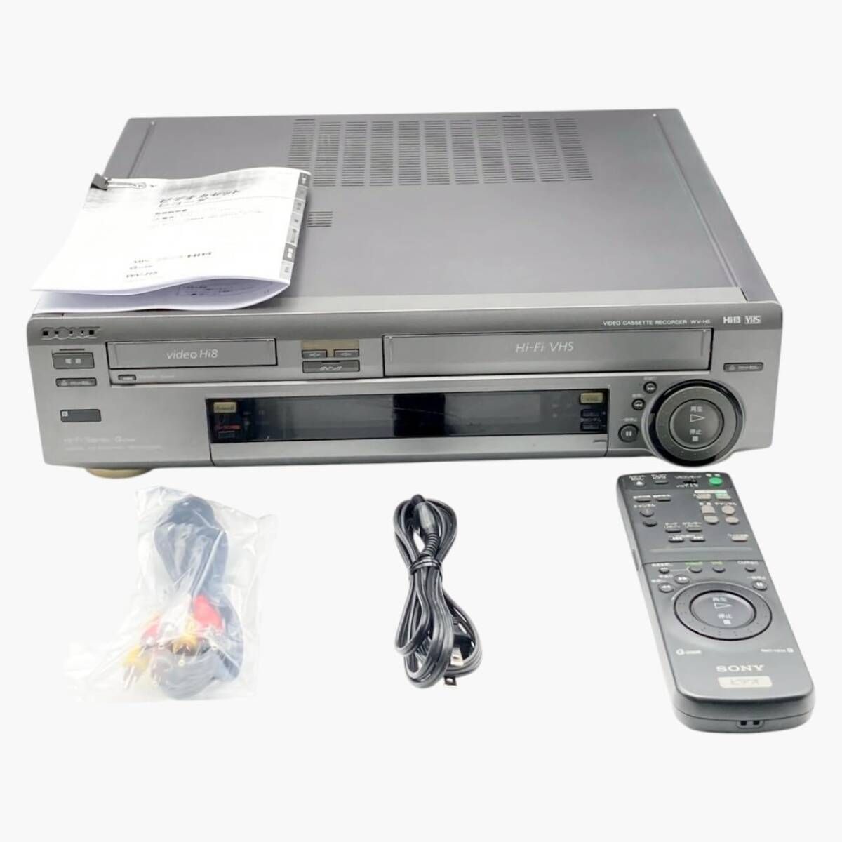 SONY VHSハイファイ ステレオハイエイトビデオデッキ WV H 5 251232