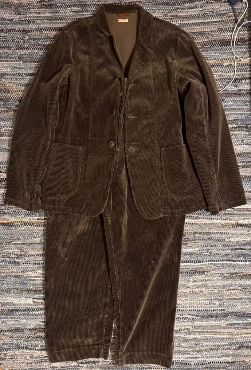 KAPITAL 7 w コーデュロイ セットアップ トップス 4 ボトムス L