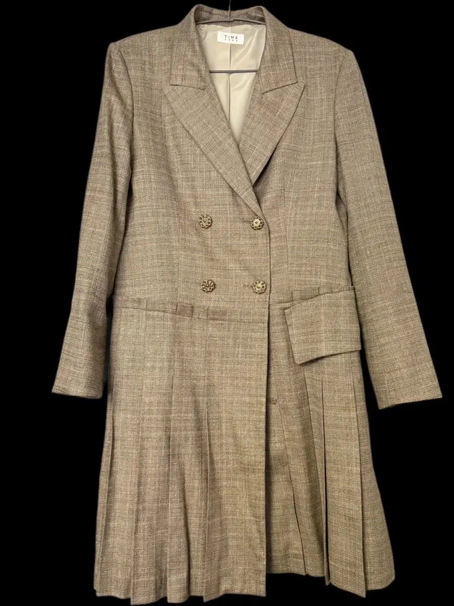 タイム プリーツ ワンピース ジャケット