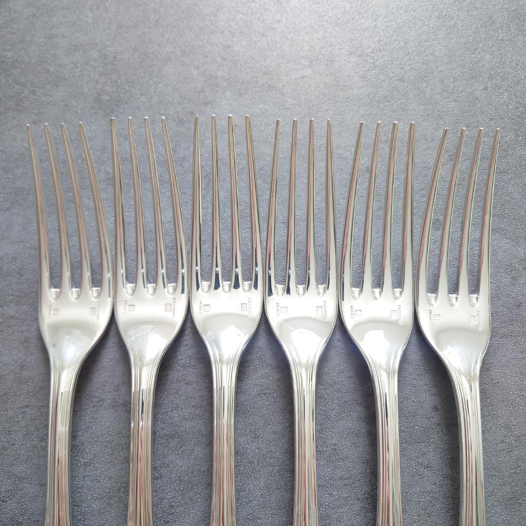 美品 クリストフル スパトゥール テーブルフォーク 6点 美品 クリストフル スパトゥール テーブルフォーク 6点 - メルカリ