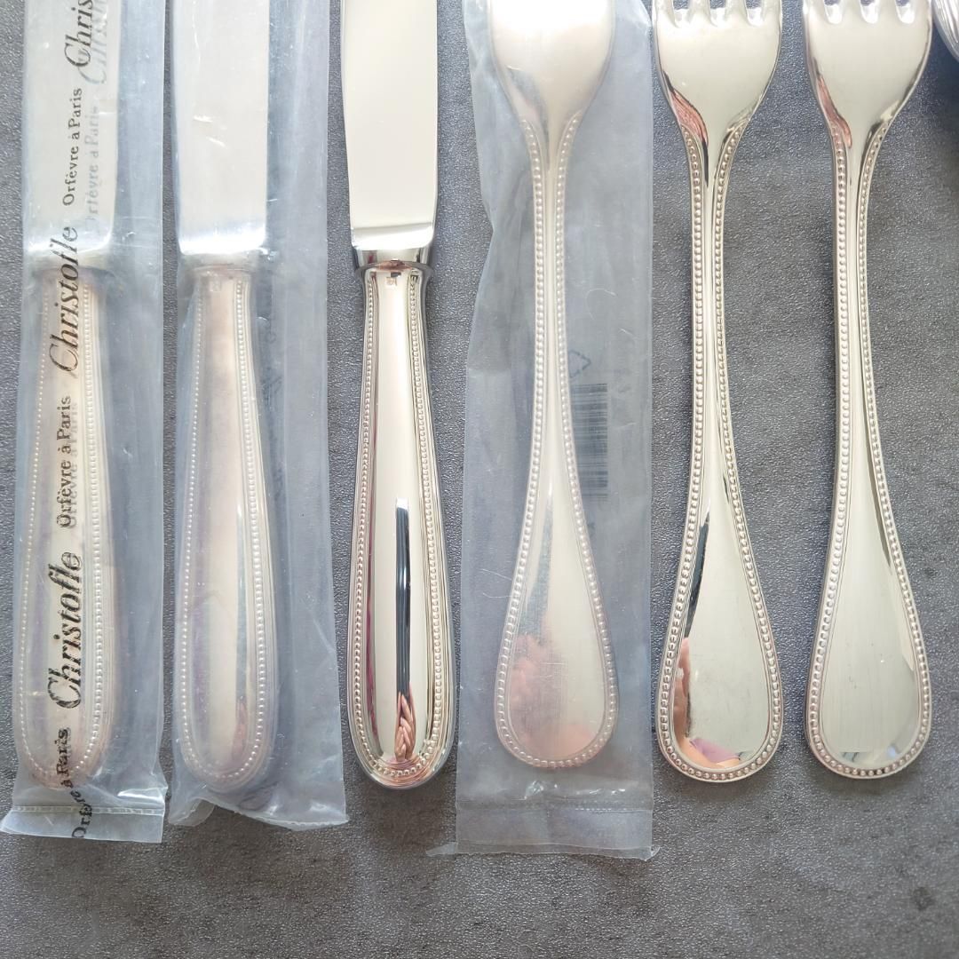 クリストフル パール テーブルサイズ 未開封含む 9点 - メルカリ