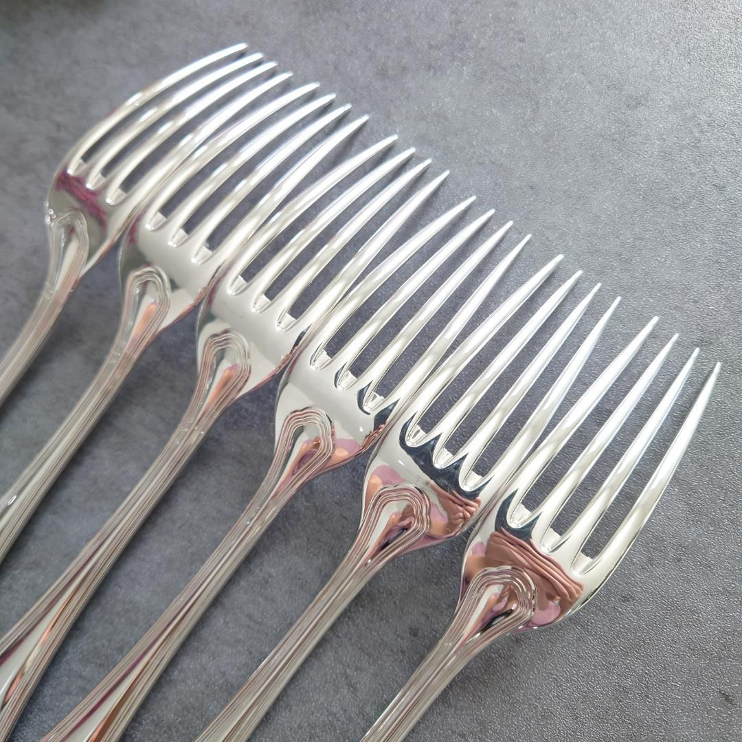 美品 クリストフル スパトゥール テーブルフォーク 6点 - メルカリ