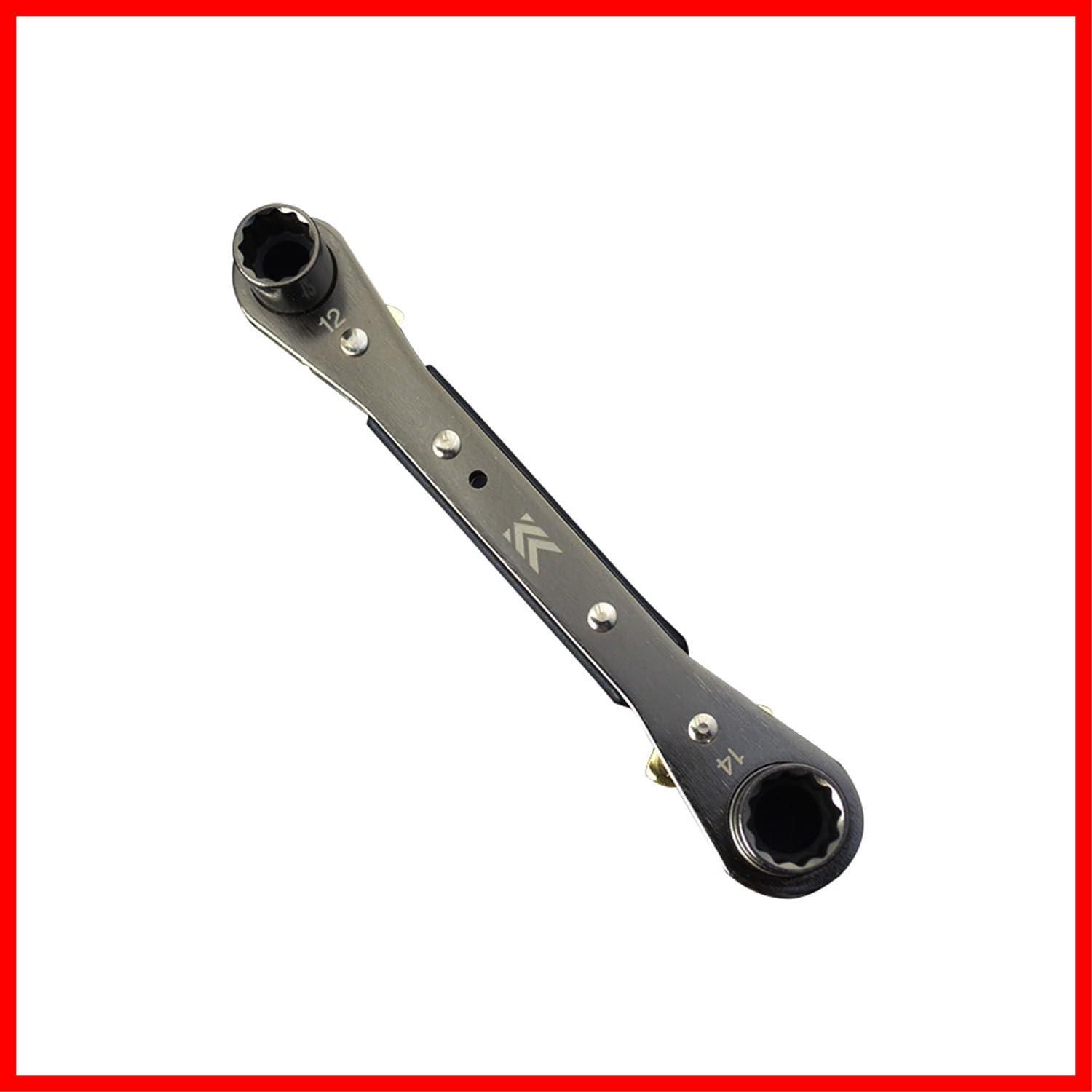 板ラチェットレンチ 黒金 165 mm フジ矢 FRS-12-BG