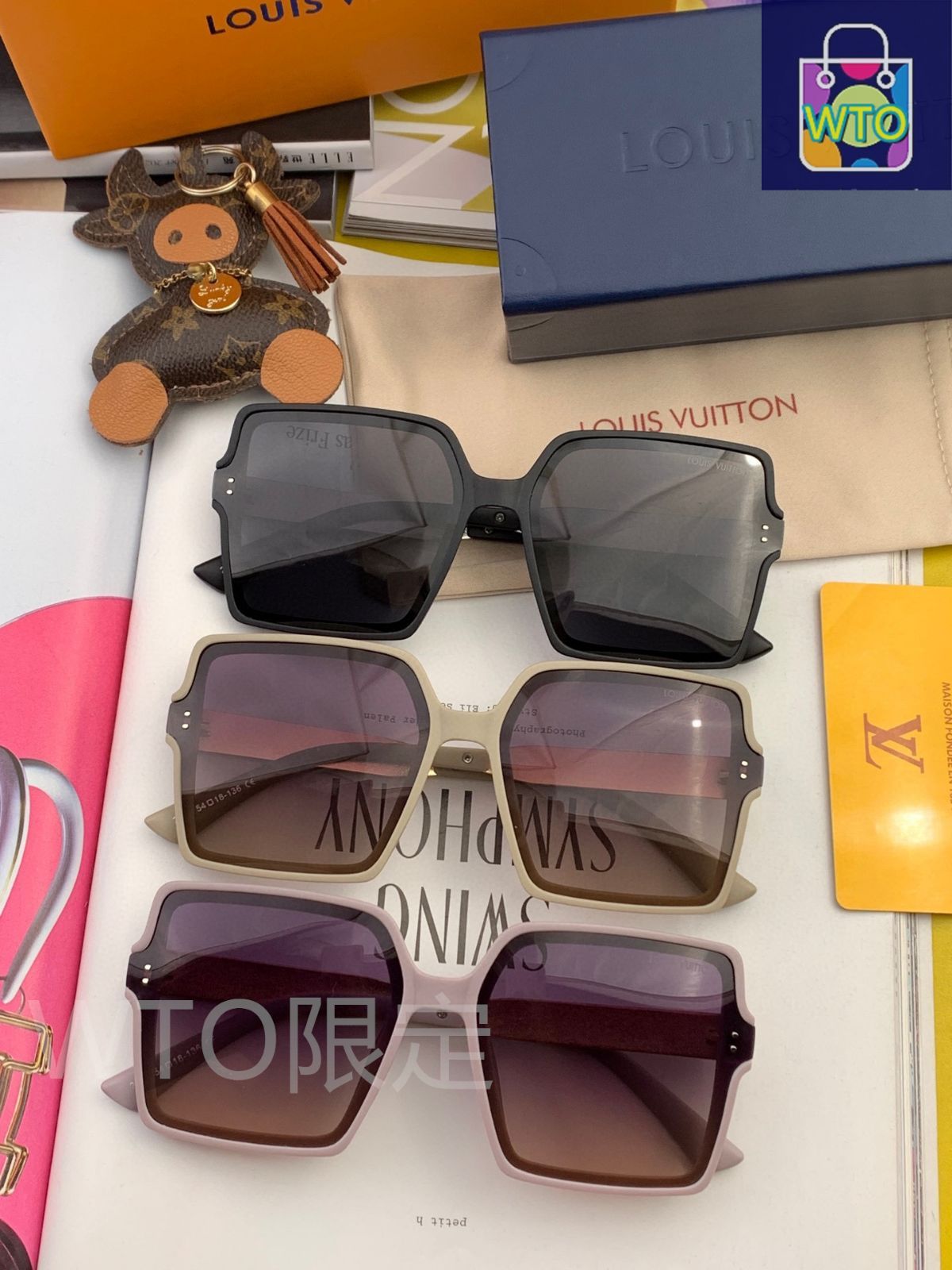 Louis Vuitton 今日限定特価！】LV 大フレーム サングラス クラシック