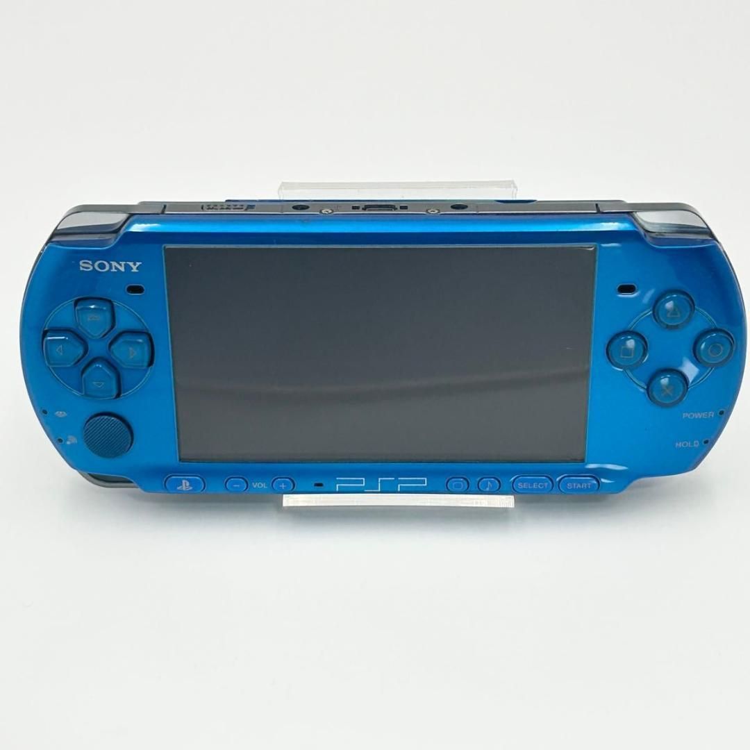 SONY PSP 3000 ブルー 本体 バッテリー付属 ポータブル