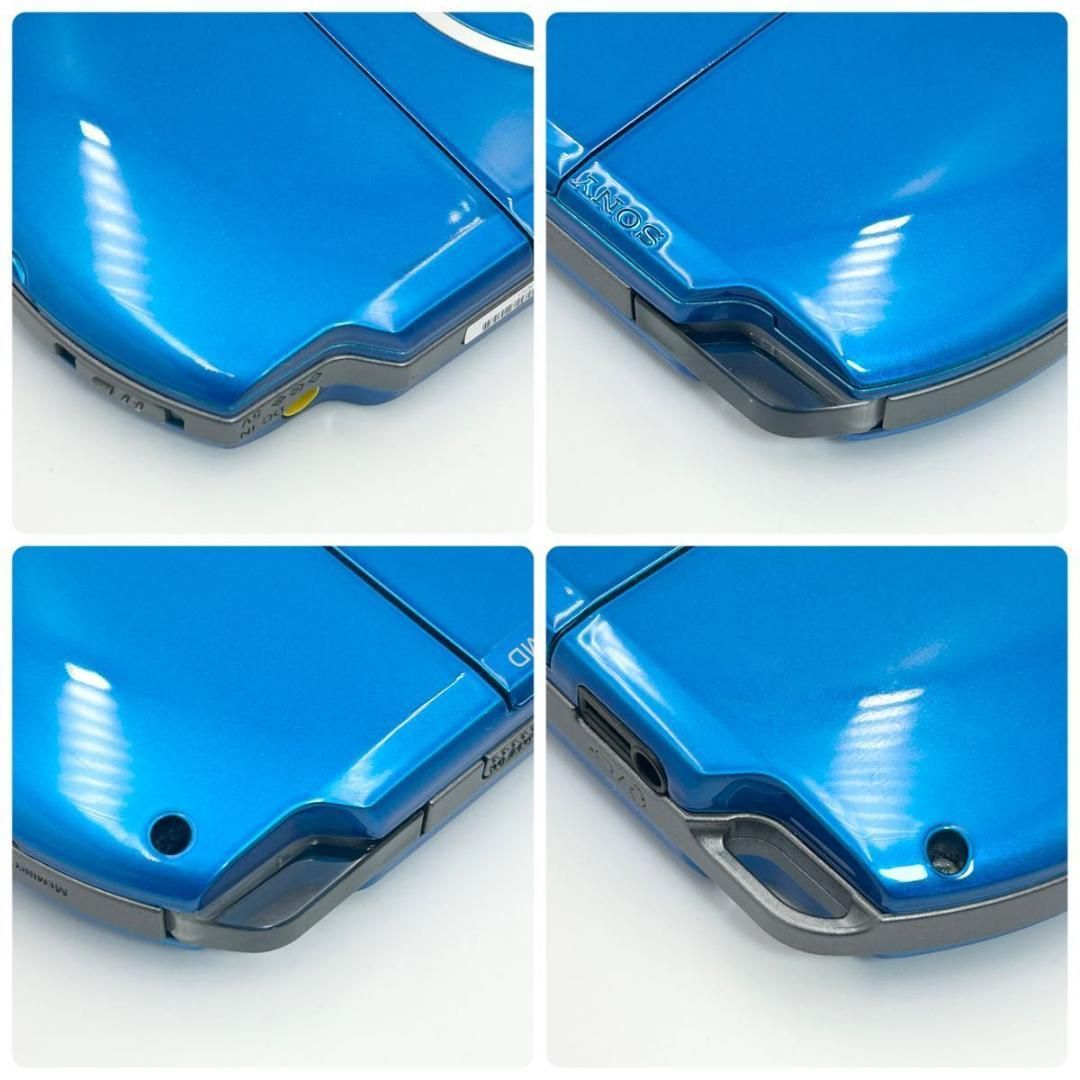  SONY PSP 3000 ブルー 本体 バッテリー付属 ポータブル 本体(PSP) プレイステーションポータブル(PSP)