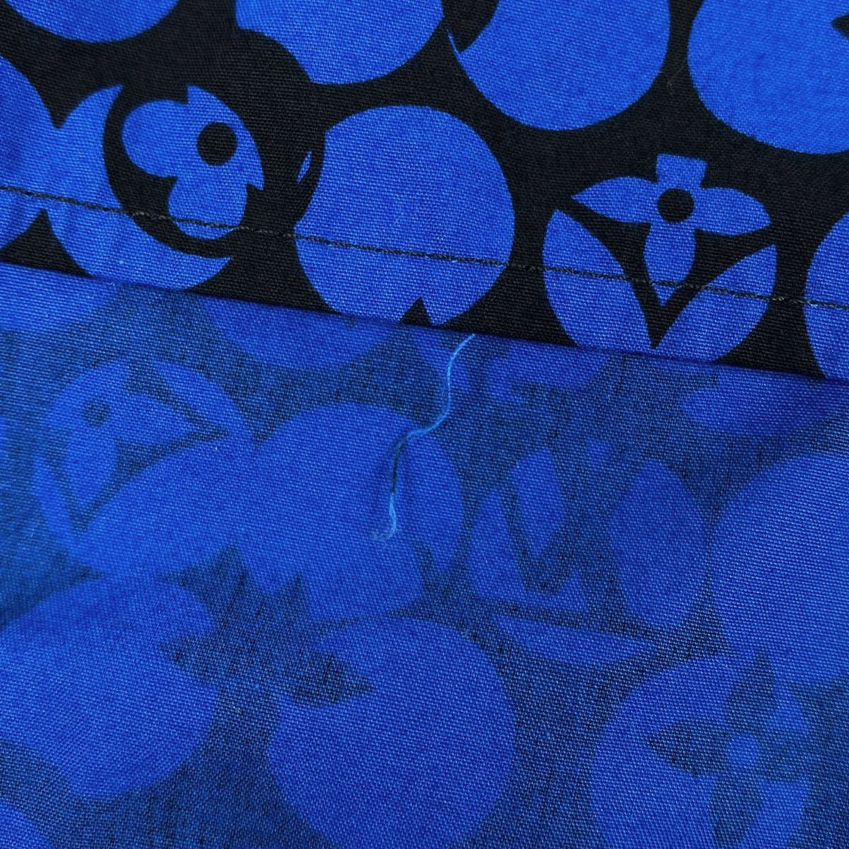 LOUIS VUITTON 19AWパーフォレーテッドモノグラム 長袖シャツ　L LOUIS VUITTON 19AW パーフォレーテッド モノグラム 長袖シャツ - メルカリ