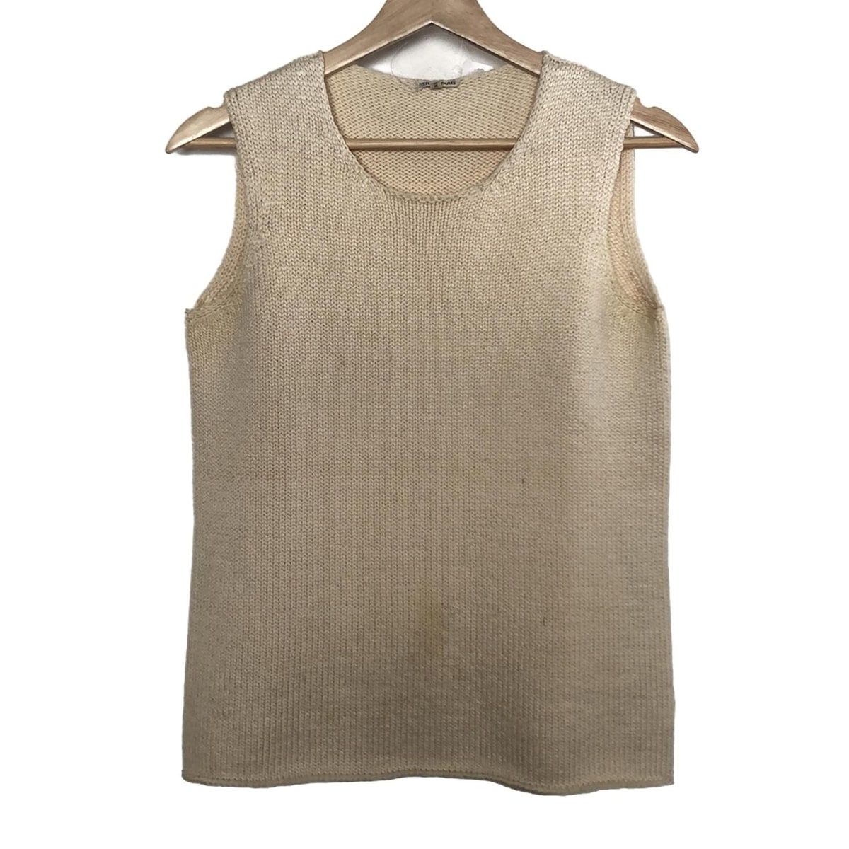 HERMES エルメス ノースリーブセーター サイズXS レディース - アイボリー シルク混