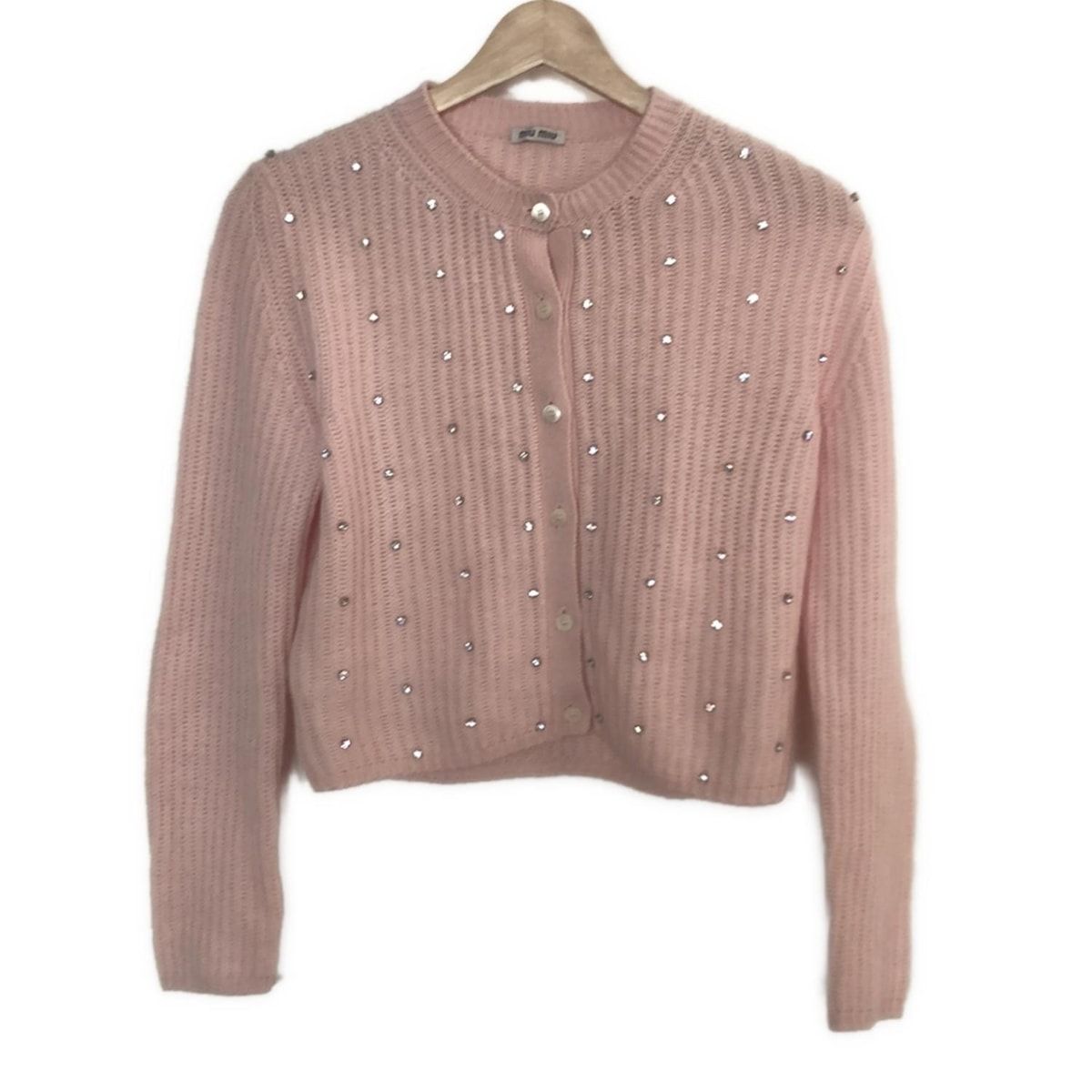 MIUMIU カーディガン40 miumiu(ミュウミュウ) カーディガン サイズ40 M レディース