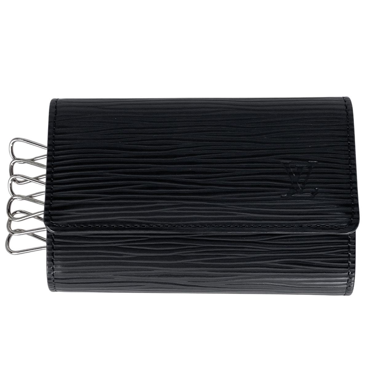 ルイ ヴィトン Louis Vuitton ミュルティクレ 6 鍵入れ キーホルダー キーフック キーケース エピ ノワール ブラック M 63812 レディース