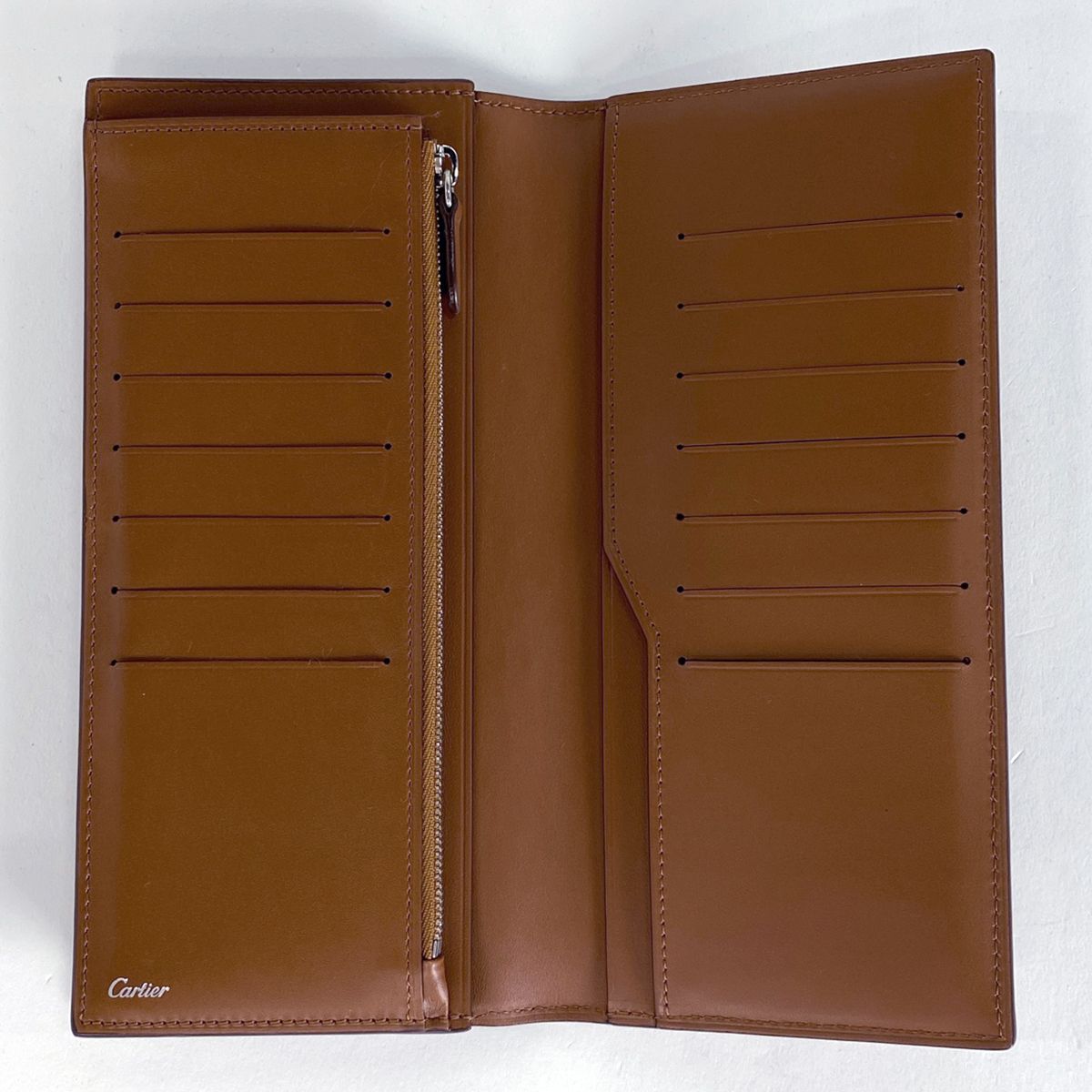 カルティエ CARTIER ロゴ 二つ折り 長財布 札入れ 小銭入れ 長財布