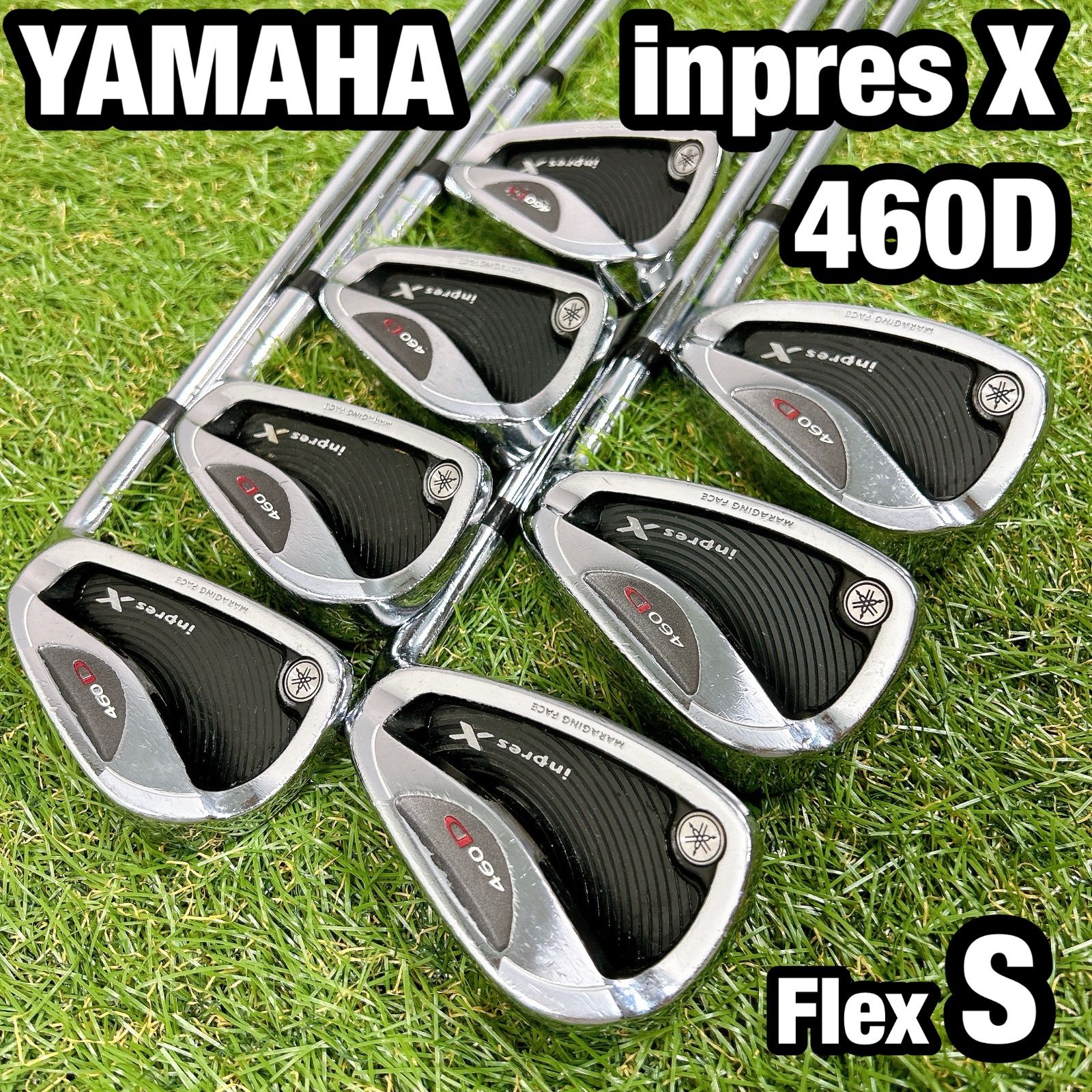 inpres X 460 D ヤマハ メンズ ゴルフ アイアンセット 7本 S