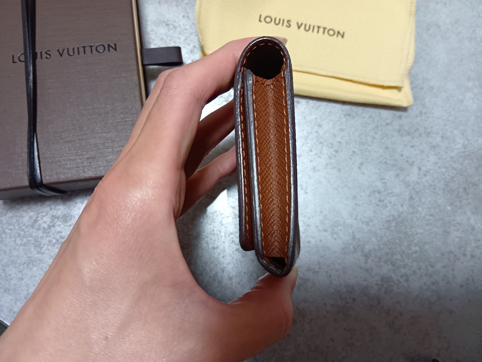 ほぼ未使用】LOUIS VUITTON モノグラム 名刺入れ カードケース - メルカリ