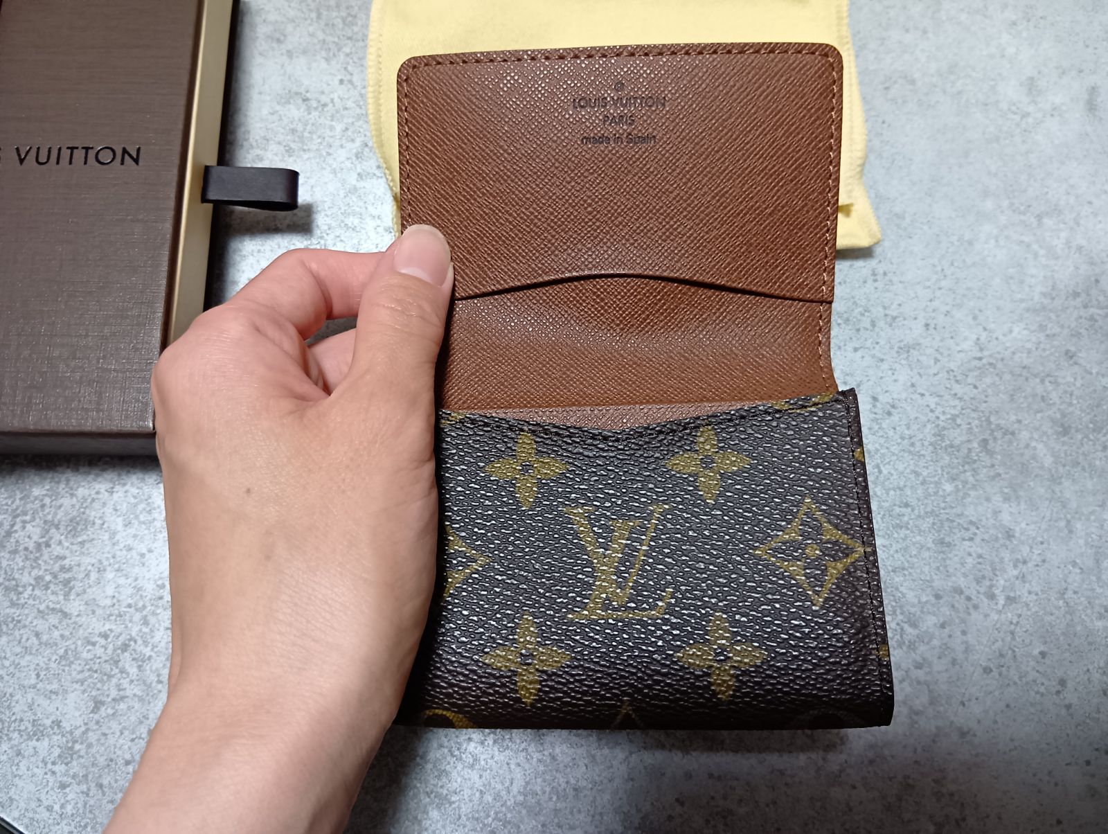 ほぼ未使用】LOUIS VUITTON モノグラム 名刺入れ カードケース - メルカリ
