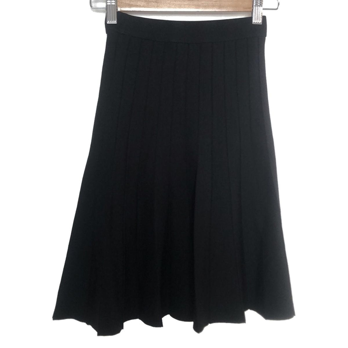 EPOCA(エポカ) スカート サイズ38 M レディース - 黒 ひざ丈/ニット