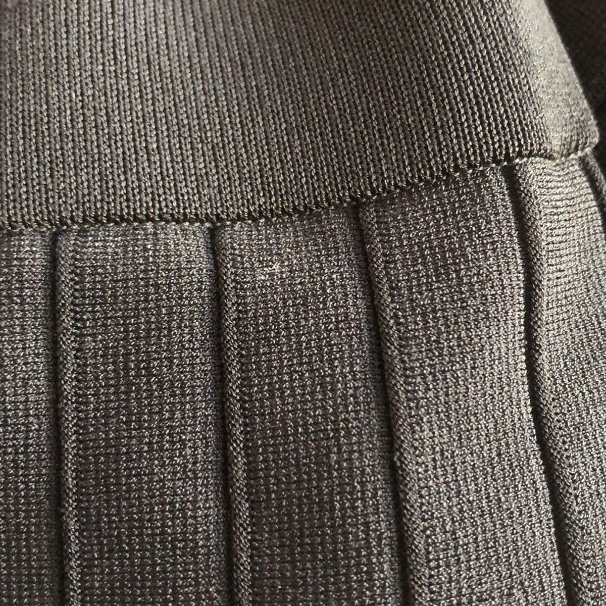 EPOCA(エポカ) スカート サイズ38 M レディース - 黒 ひざ丈/ニット