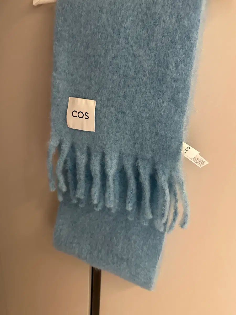 COS コス モヘア マフラー スカイブルー - メルカリ