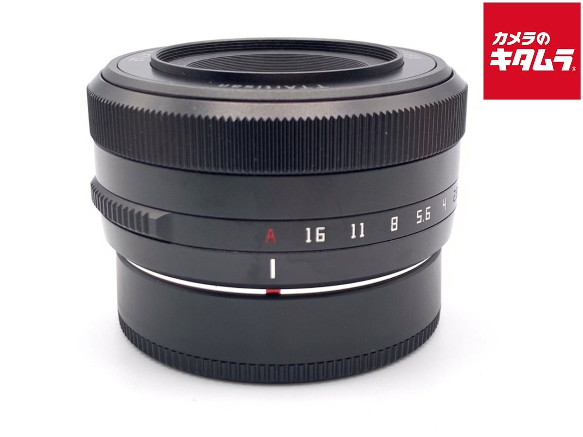 並品 銘匠光学 TTArtisan AF 27 mm f 2 8 フジフイルムX用 ブラック